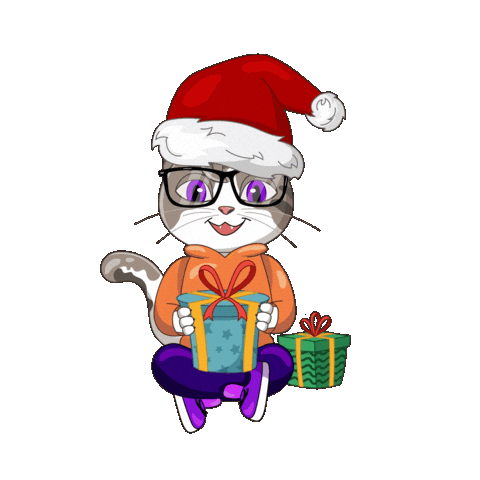 New Year Christmas Sticker