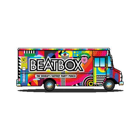 Delivery Driving Sticker by BeatBox Beverages