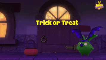 Trick Or Treat Oops GIF by Sunny Bunnies