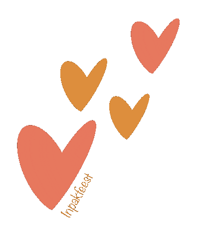 Love Hearts Sticker by Inpakfeest