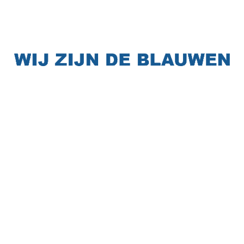 Blauwen Sticker by AGOVV Apeldoorn