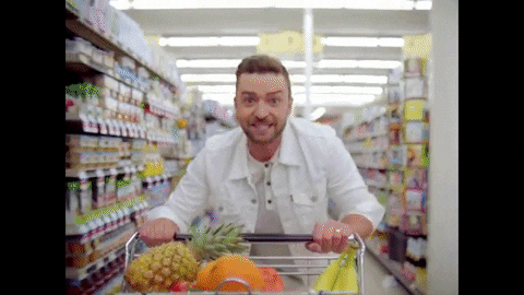 Justin Timberlake Supermarket GIF by Sony Music Perú - Find & Share on GIPHY