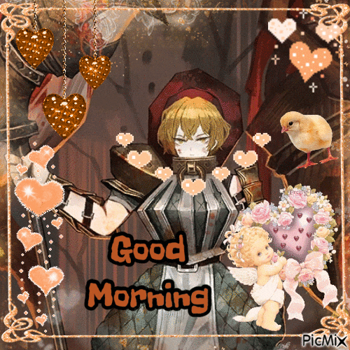 Good Morning Heart GIF