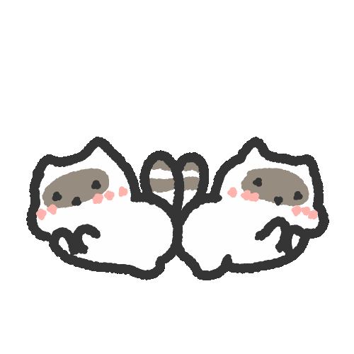 Raccoon Love Sticker