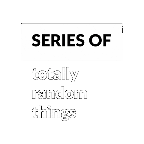 Series Of Words Sticker