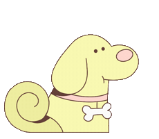 Dog Cane Sticker