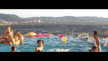 pool party summer GIF by RCA Records UK