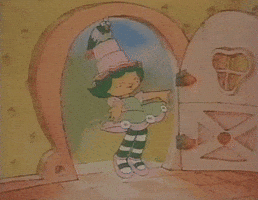 Spin Goodbye GIF by Strawberry Shortcake