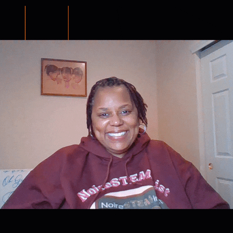 Happy Black Woman GIF by NoireSTEMinist