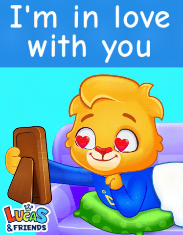 Happy I Love You GIF by Lucas and Friends by RV AppStudios