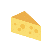 Cheese Kaas Sticker by Leerdamglasstad.nl