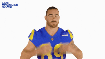 Flexing La Rams GIF by Los Angeles Rams