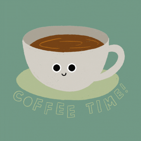 sam goodey time blink coffe coffeetime GIF
