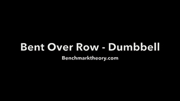 bmt- bent over row dumbbell GIF by benchmarktheory