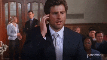 Shawn Spencer Courtroom GIF by PeacockTV