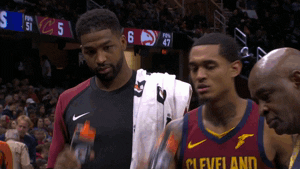 cleveland cavaliers drinking GIF by NBA