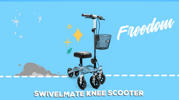 RentAKneeWalker rollator knee scooter knee walker rent a knee walker GIF