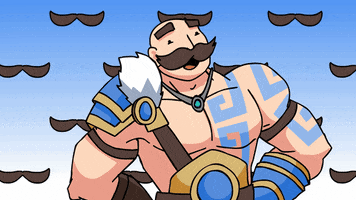 Support Mustache GIF by League of Legends