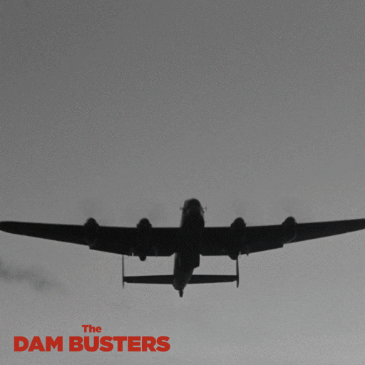 studiocanal-uk shooting aeroplane fighter jet the dam busters GIF