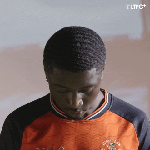 Soccer Smile GIF by Luton Town FC