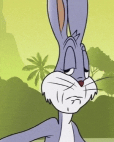 Bugs Bunny Frown GIF