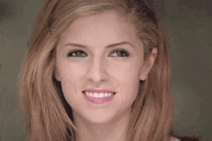 anna kendrick smile GIF