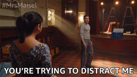 Mrs Maisel Distraction GIF by The Marvelous Mrs. Maisel - Find & Share on GIPHY