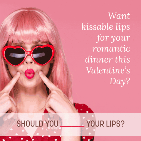 Valentines Day Pout GIF by Integrated Aesthetics