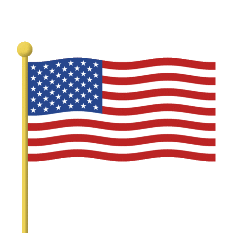 waving american flag background gif