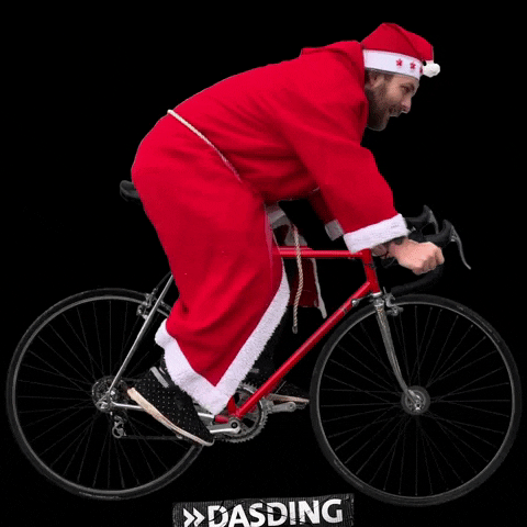 Christmas Bike GIF by DASDING