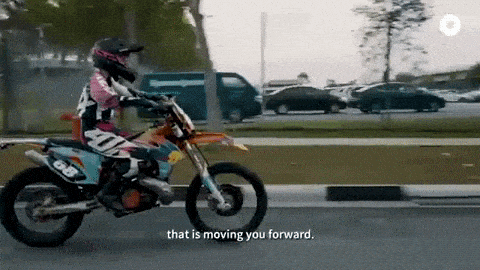 Motorcyclist meme gif