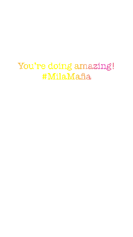 Youre Doing Amazing Milamafia Sticker