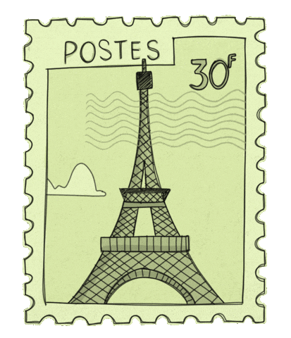 France Paris Sticker