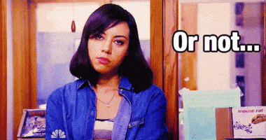 not aubrey plaza blank stare dirty look or not GIF