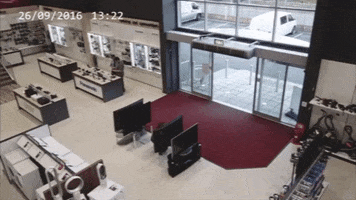 Customer Breaks Four Tvs GIF