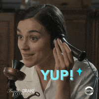 Frankie Drake Mysteries Yes GIF by Ovation TV