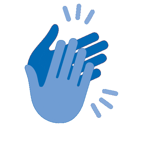 Clap Hands Sticker by Donauregion