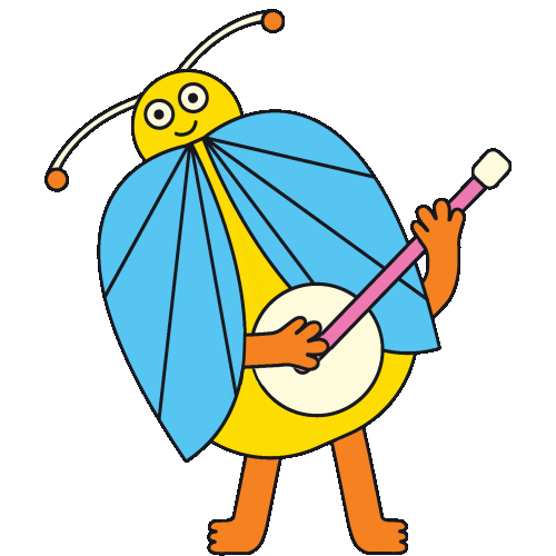 Festival Bug Sticker by Pete The Monkey