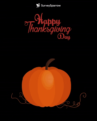Autumn Thanksgiving GIF by SurveySparrow