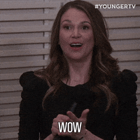 suttonfoster wow GIF by YoungerTV