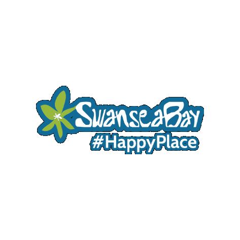 Happy Place Sticker by SwanseaBay