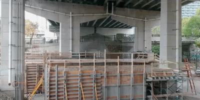 construction the bentway GIF