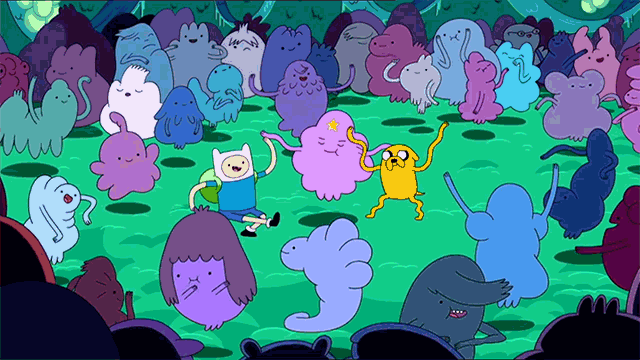 Adventure Time Dancing GIF by Cartoon Network EMEA - Find & Share on GIPHY