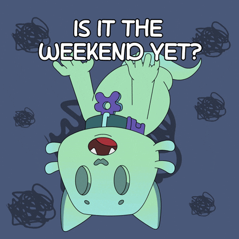 The Weekend Friday GIF by Aurory