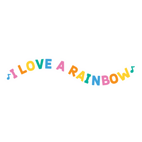 Rainbow Love Sticker by Ms. Rachel