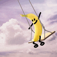 Banana Swinging GIF