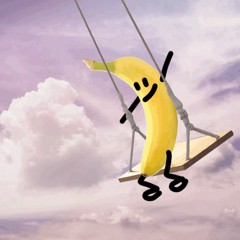 Banana Swinging GIF
