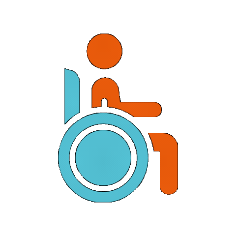 Wheelchair Sticker by Spieren voor Spieren