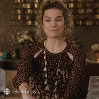 excited schitts creek GIF by CBC
