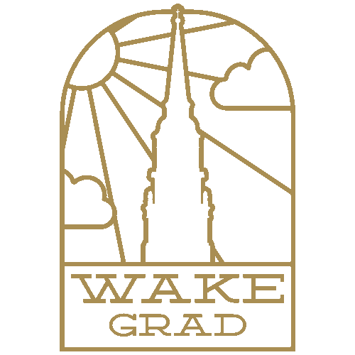 Wfugrad Sticker by Wake Forest University